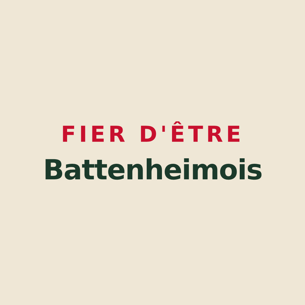 Tote bag « Fier d'être Battenheimois » — design pour Battenheim