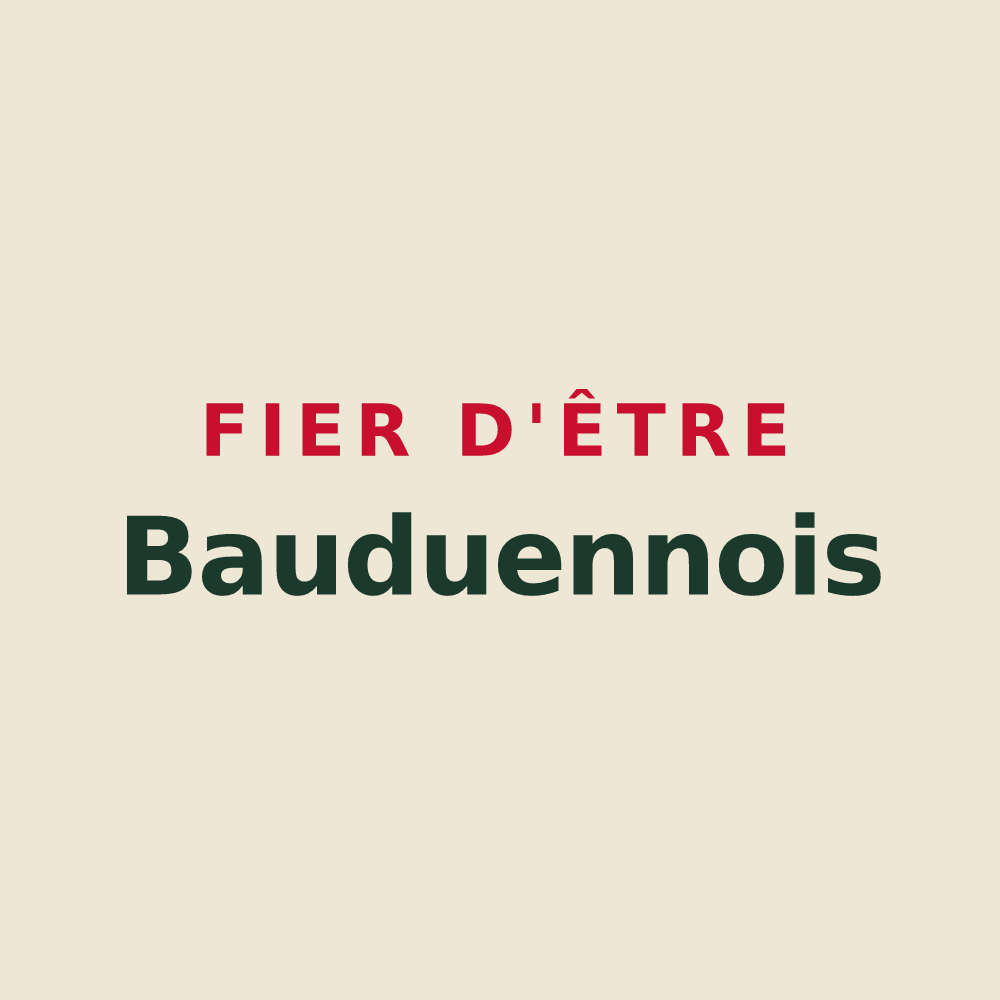 Tote bag « Fier d'être Bauduennois » — design pour Bauduen