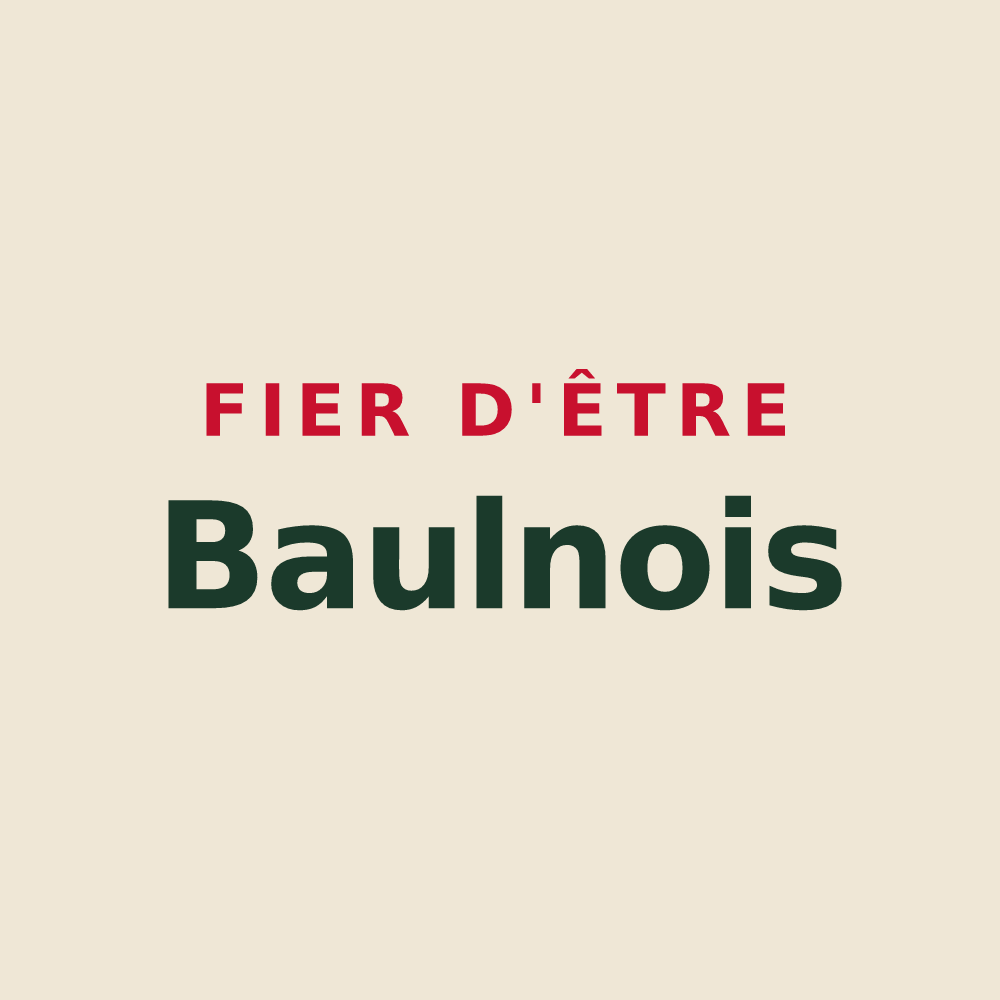 Tote bag « Fier d'être Baulnois » — design pour Baulne