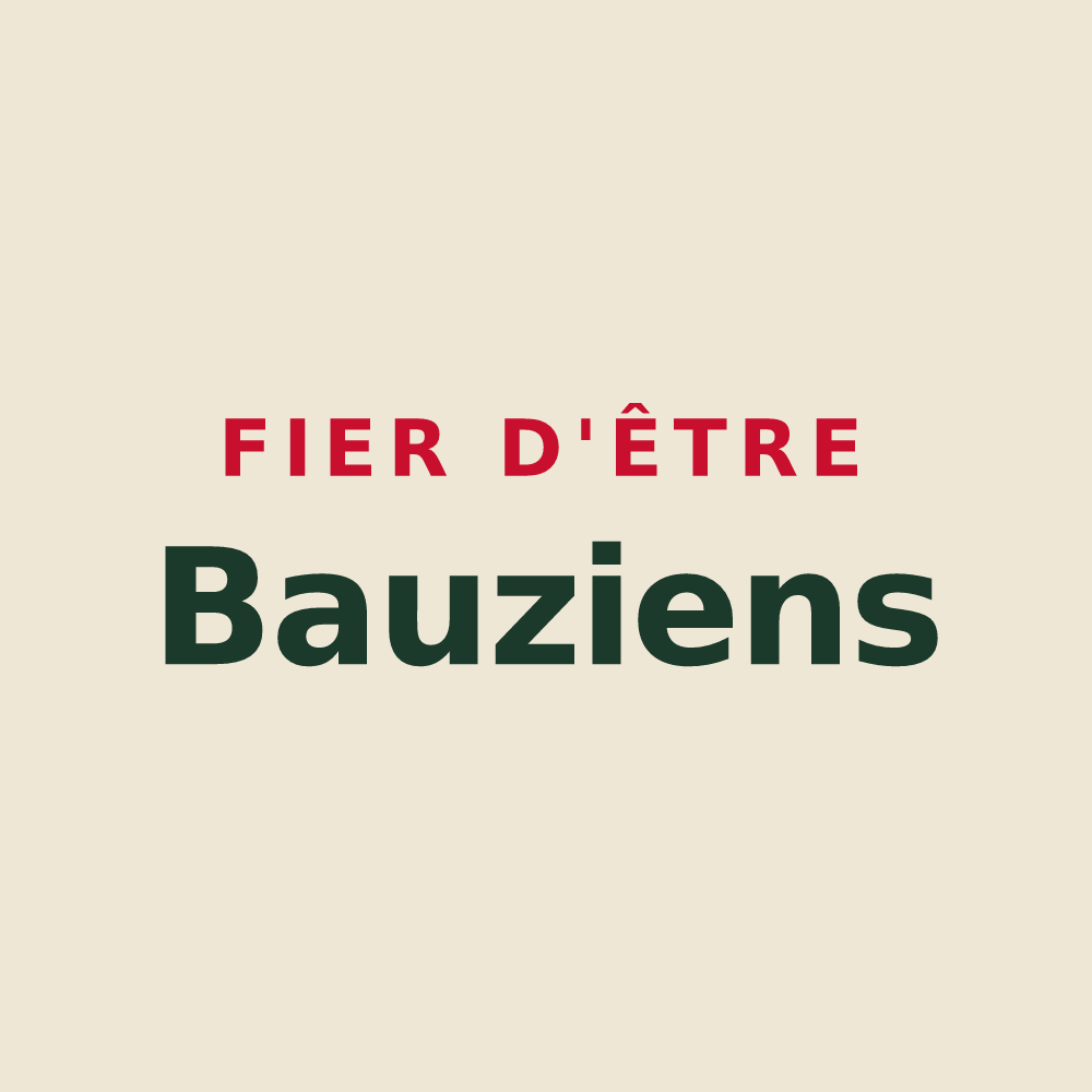 Tote bag « Fier d'être Bauziens » — design pour Bauzy