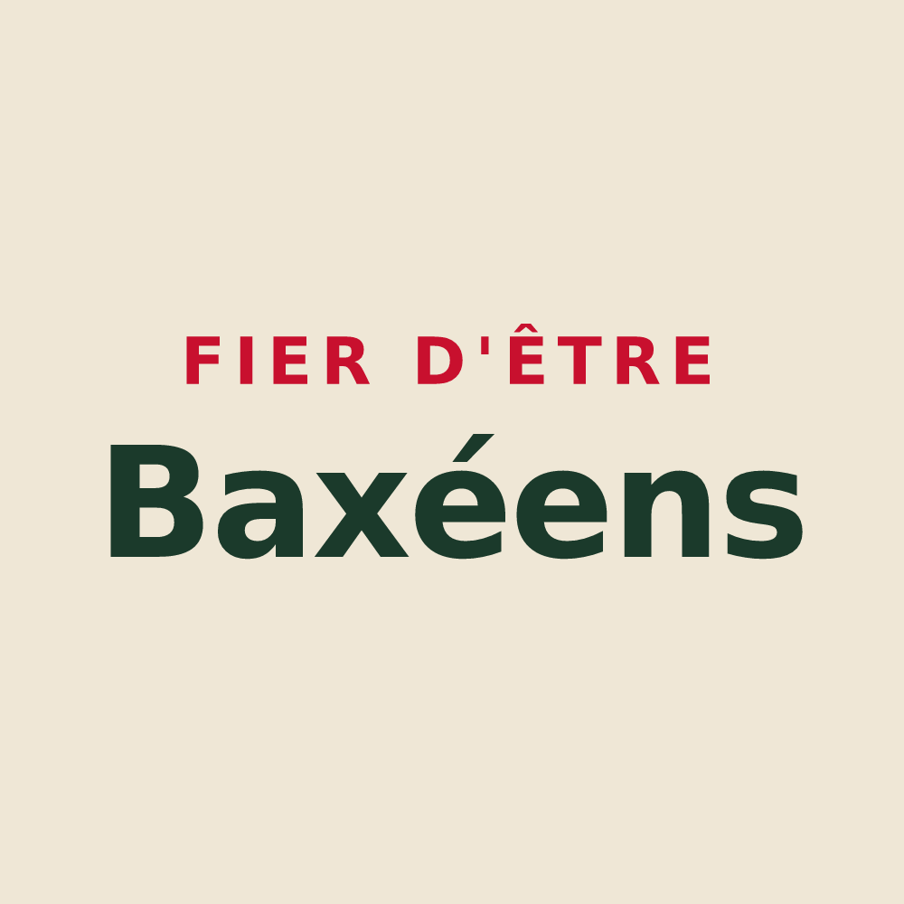 Tote bag « Fier d'être Baxéens » — design pour Bax