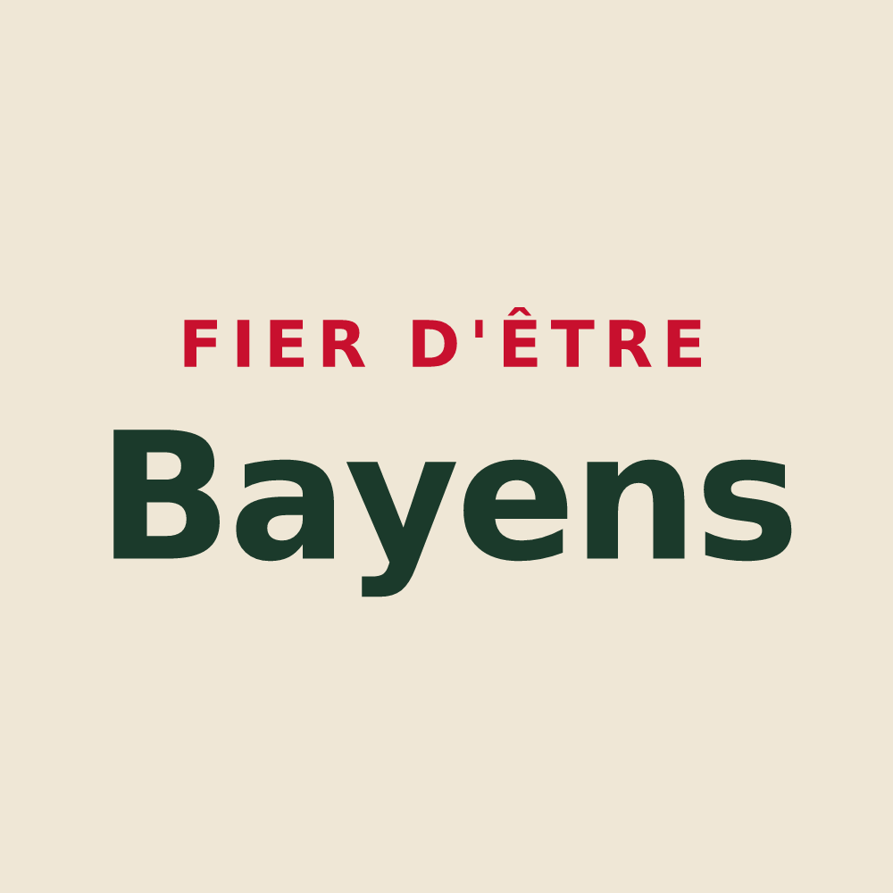 Tote bag « Fier d'être Bayens » — design pour Baye