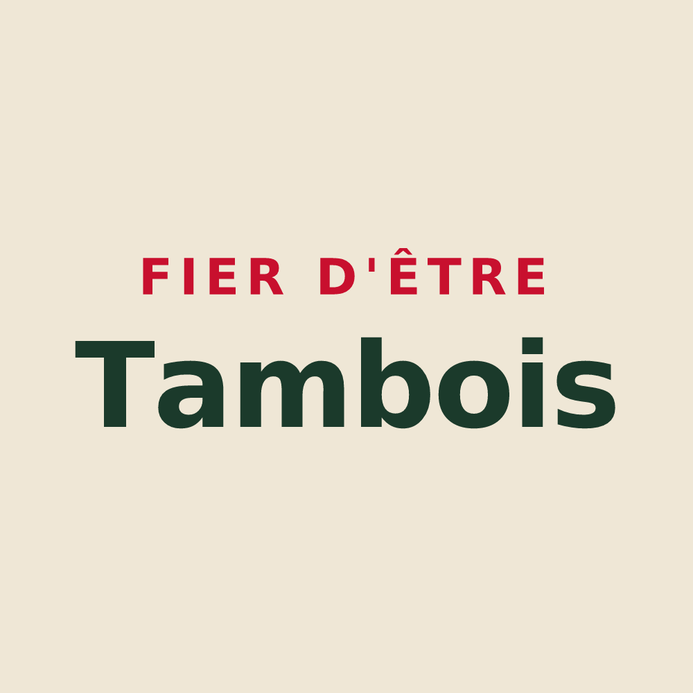 Tote bag « Fier d'être Tambois » — design pour Bayecourt