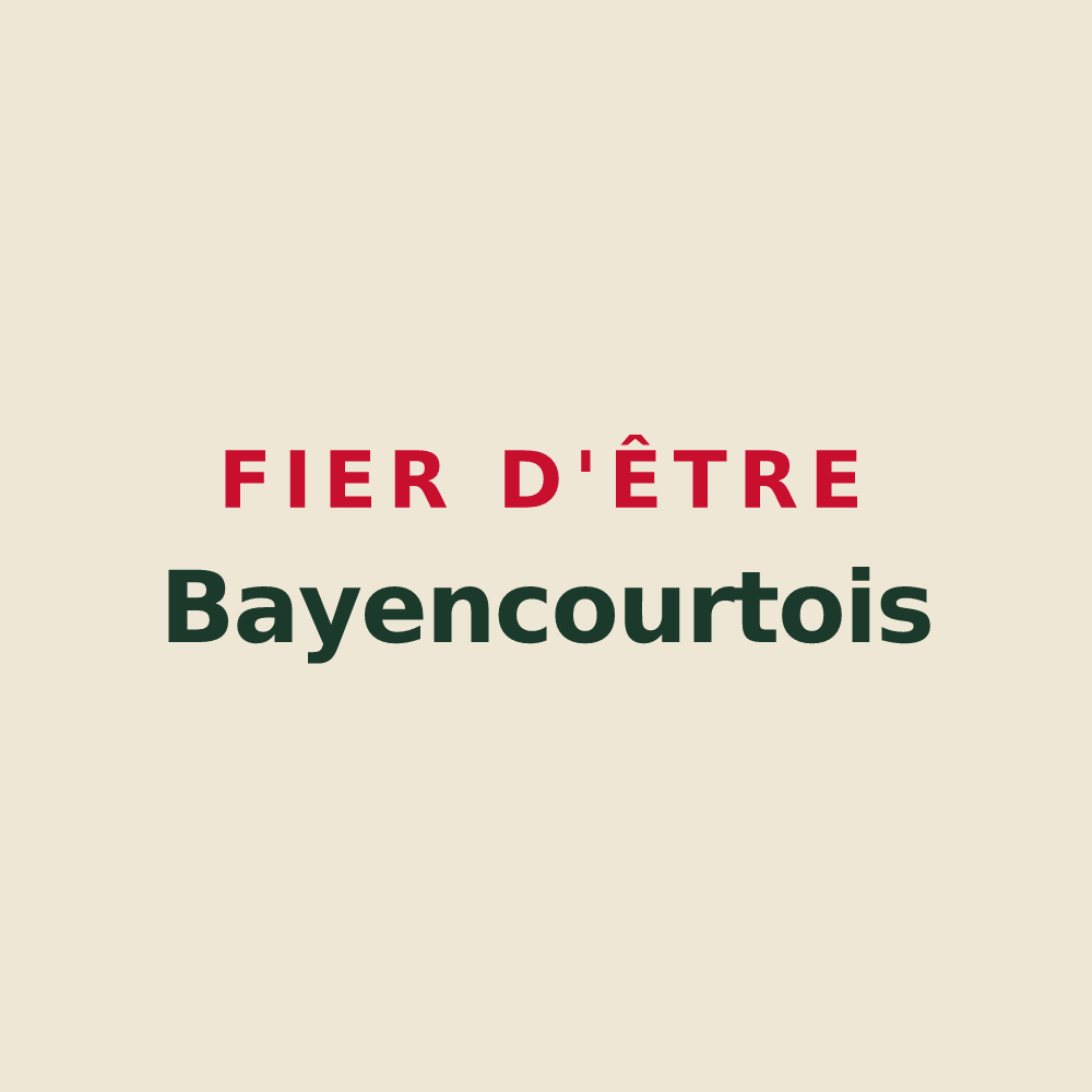 Tote bag « Fier d'être Bayencourtois » — design pour Bayencourt