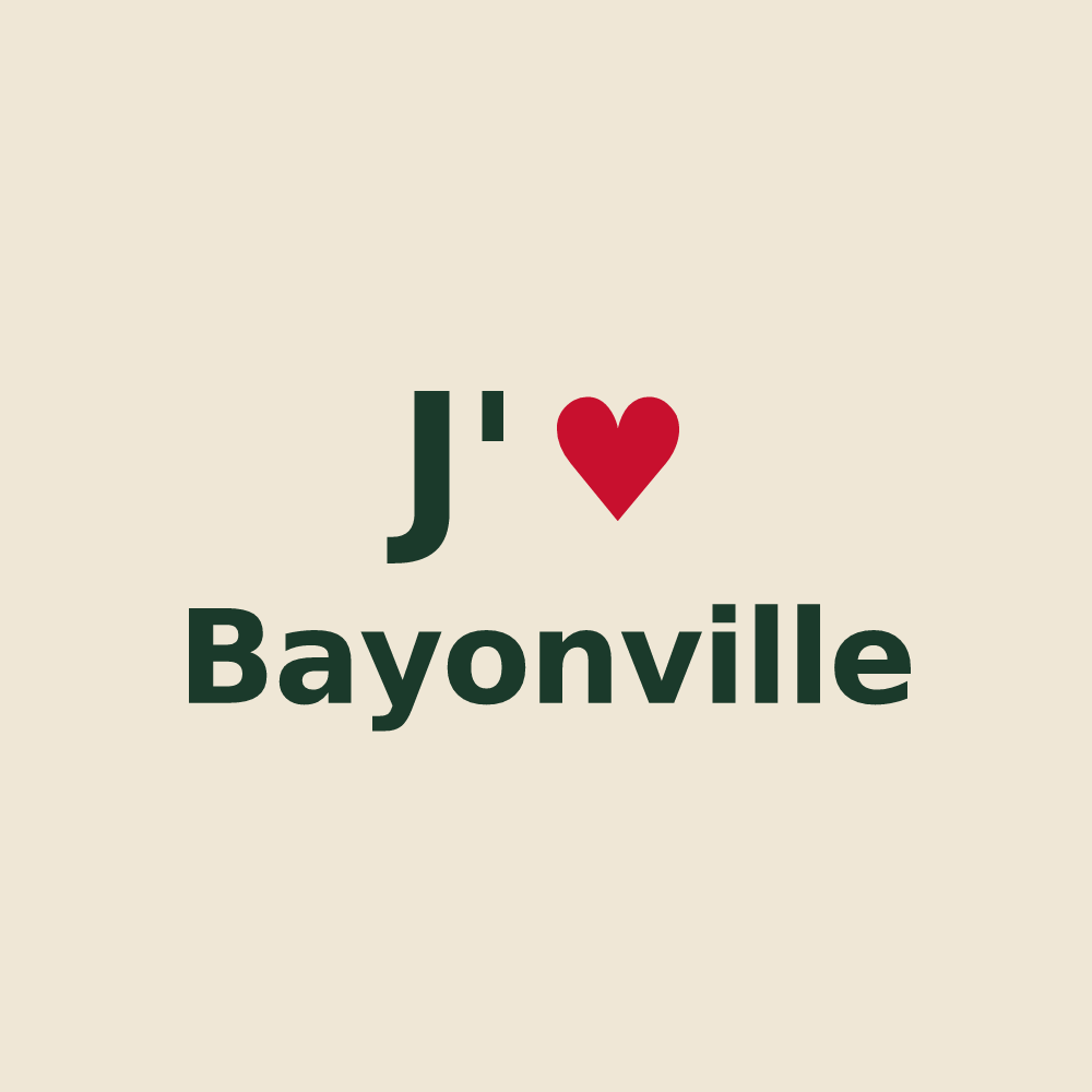 Tote bag personnalisé Bayonville — design J'aime Bayonville