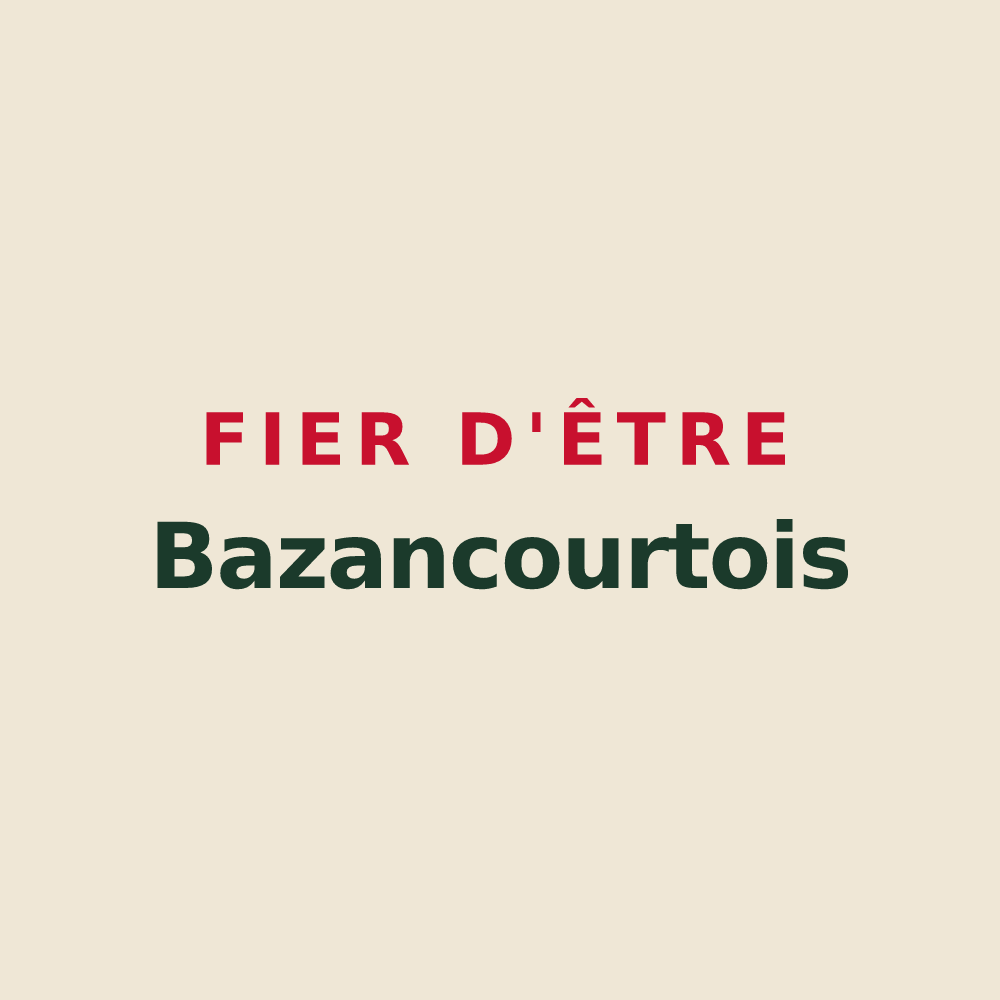 Tote bag « Fier d'être Bazancourtois » — design pour Bazancourt
