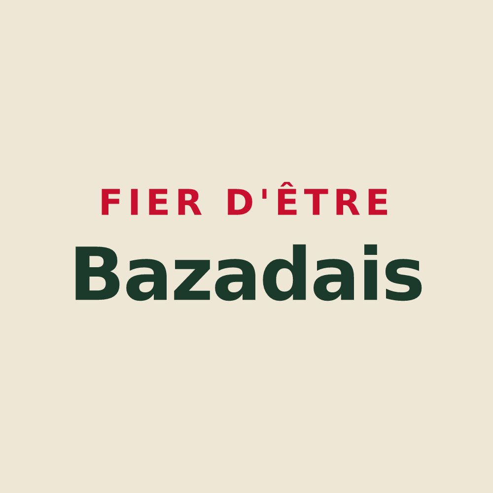 Tote bag « Fier d'être Bazadais » — design pour Bazas