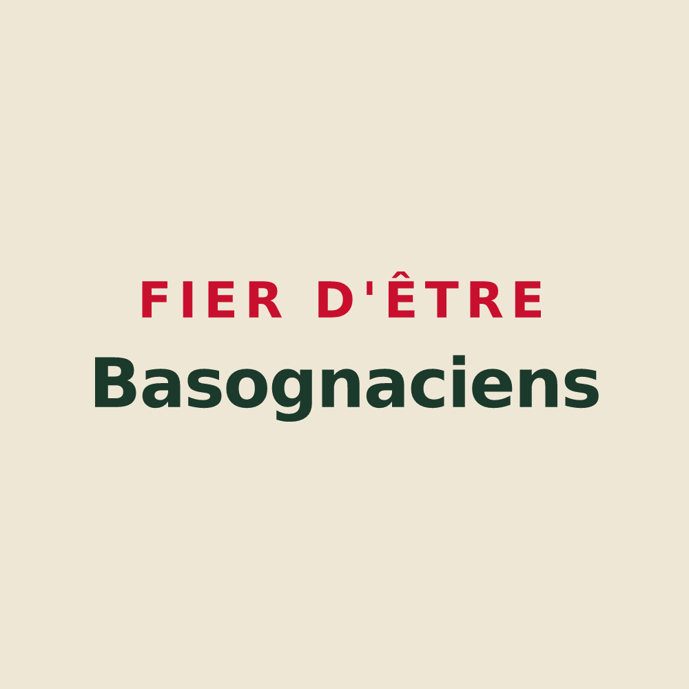 Tote bag « Fier d'être Basognaciens » — design pour Bazegney