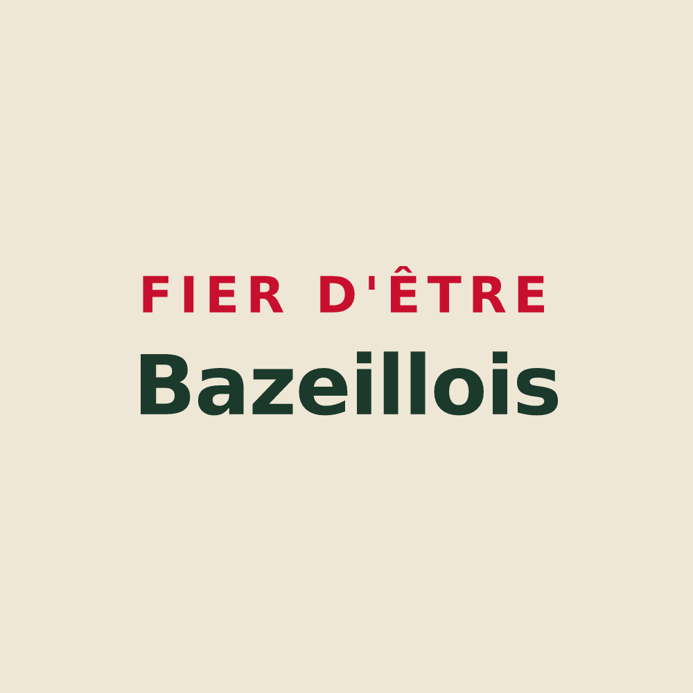 Tote bag « Fier d'être Bazeillois » — design pour Bazeilles-sur-Othain