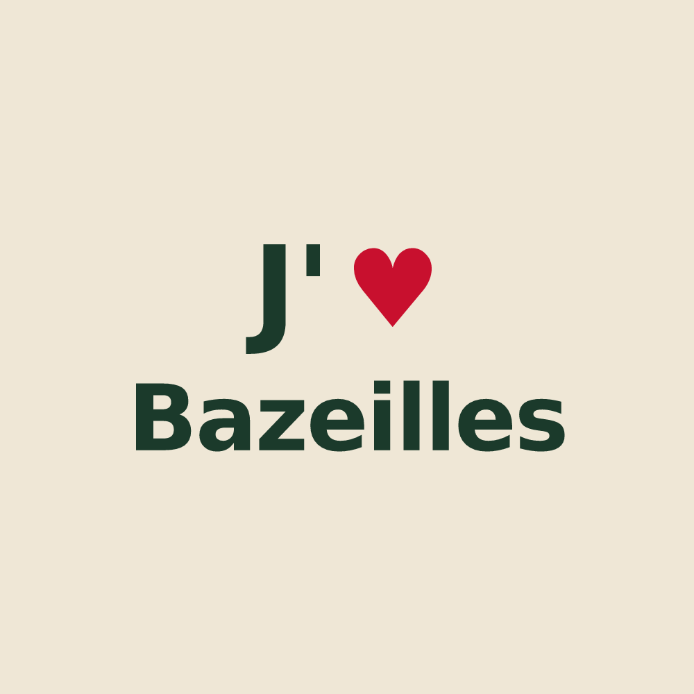 Tote bag personnalisé Bazeilles — design J'aime Bazeilles