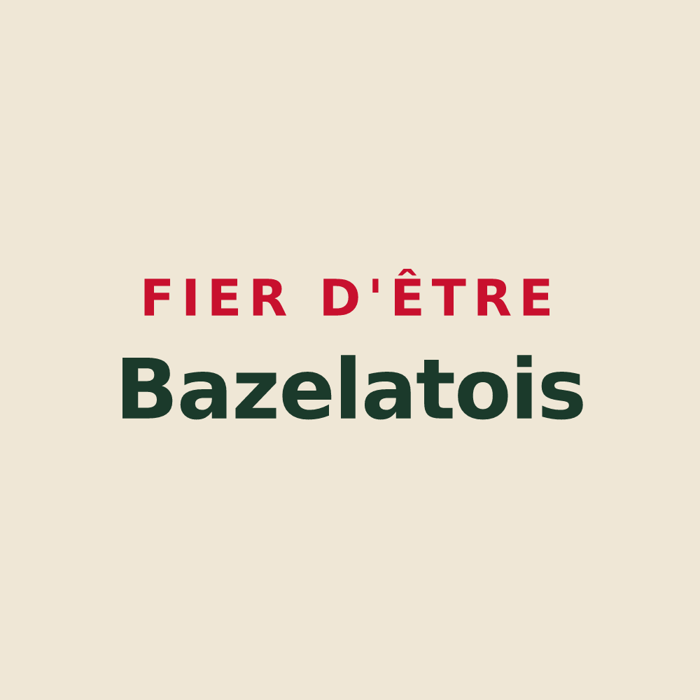 Tote bag « Fier d'être Bazelatois » — design pour Bazelat