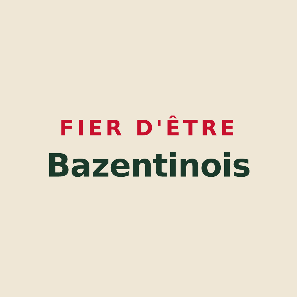 Tote bag « Fier d'être Bazentinois » — design pour Bazentin