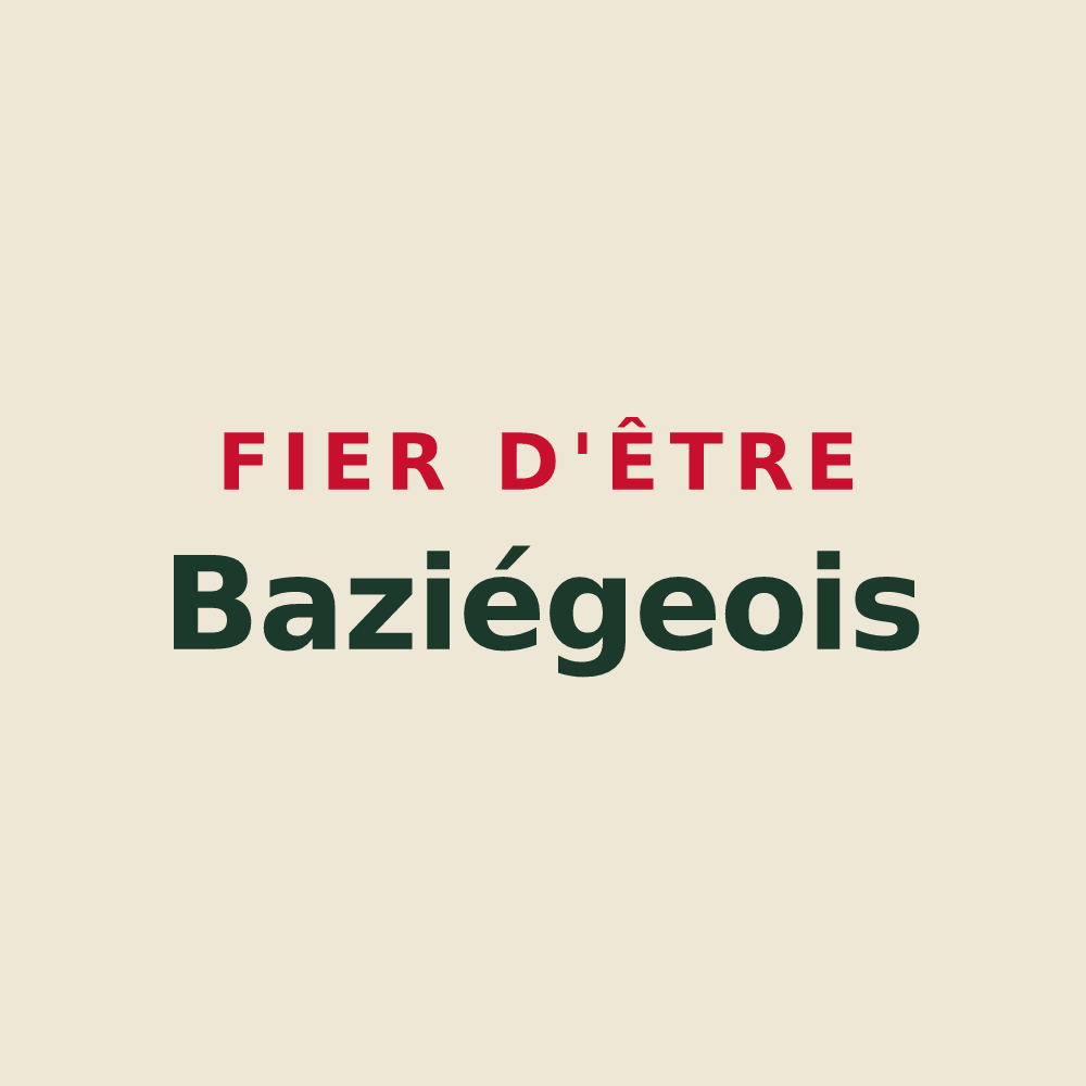 Tote bag « Fier d'être Baziégeois » — design pour Baziège