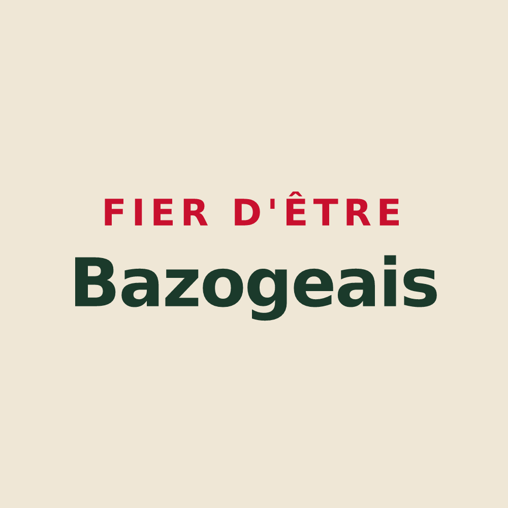 Tote bag « Fier d'être Bazogeais » — design pour Bazoges-en-Pareds