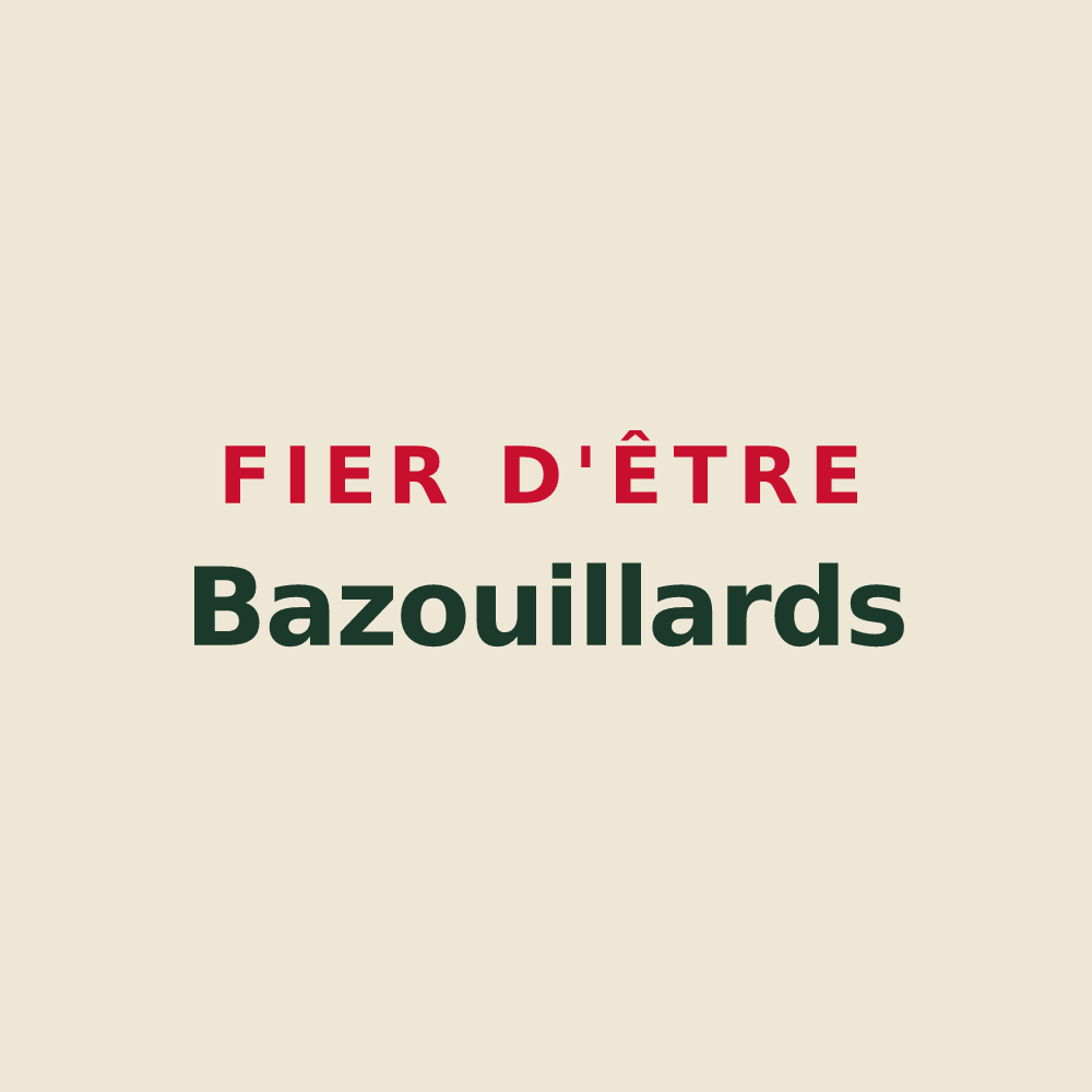 Tote bag « Fier d'être Bazouillards » — design pour Bazoilles-sur-Meuse