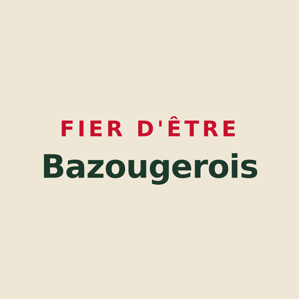 Tote bag « Fier d'être Bazougerois » — design pour Bazougers