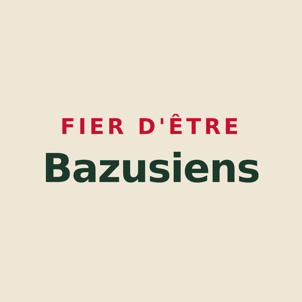Tote bag « Fier d'être Bazusiens » — design pour Bazus