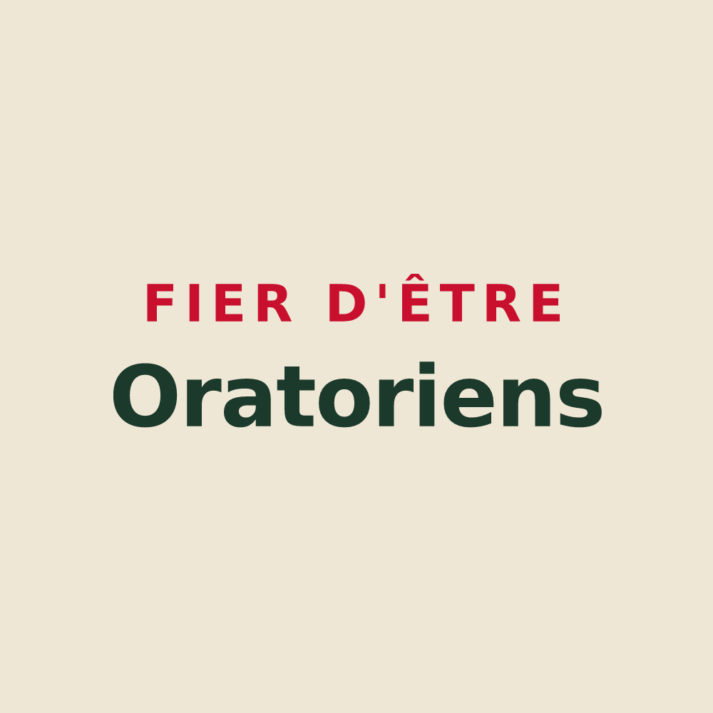 Tote bag « Fier d'être Oratoriens » — design pour Beauce la Romaine