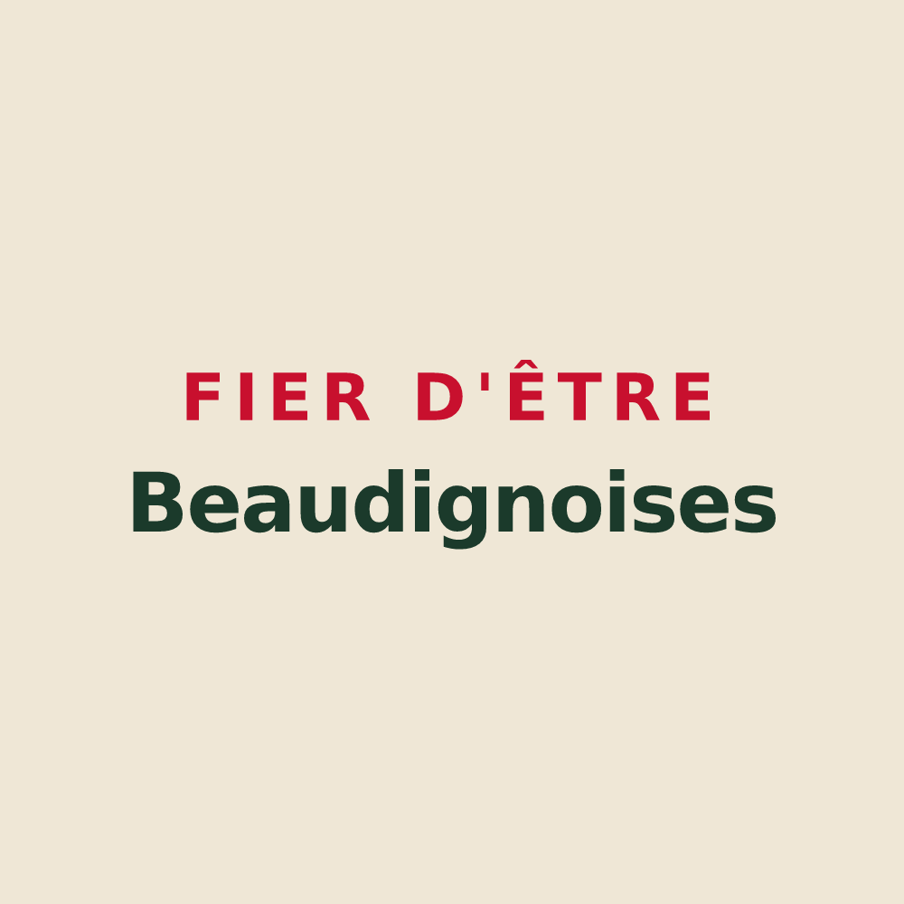 Tote bag « Fier d'être Beaudignoises » — design pour Beaudignies