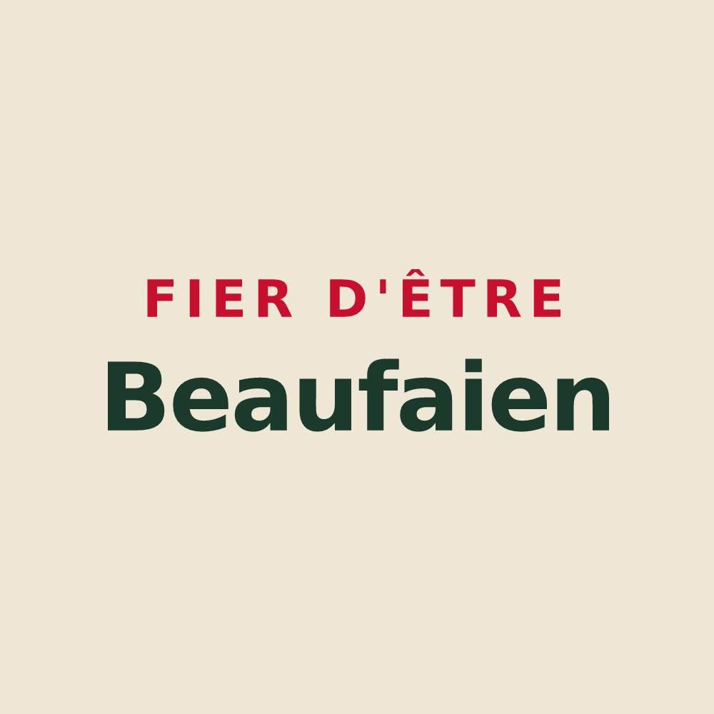Tote bag « Fier d'être Beaufaien » — design pour Beaufai