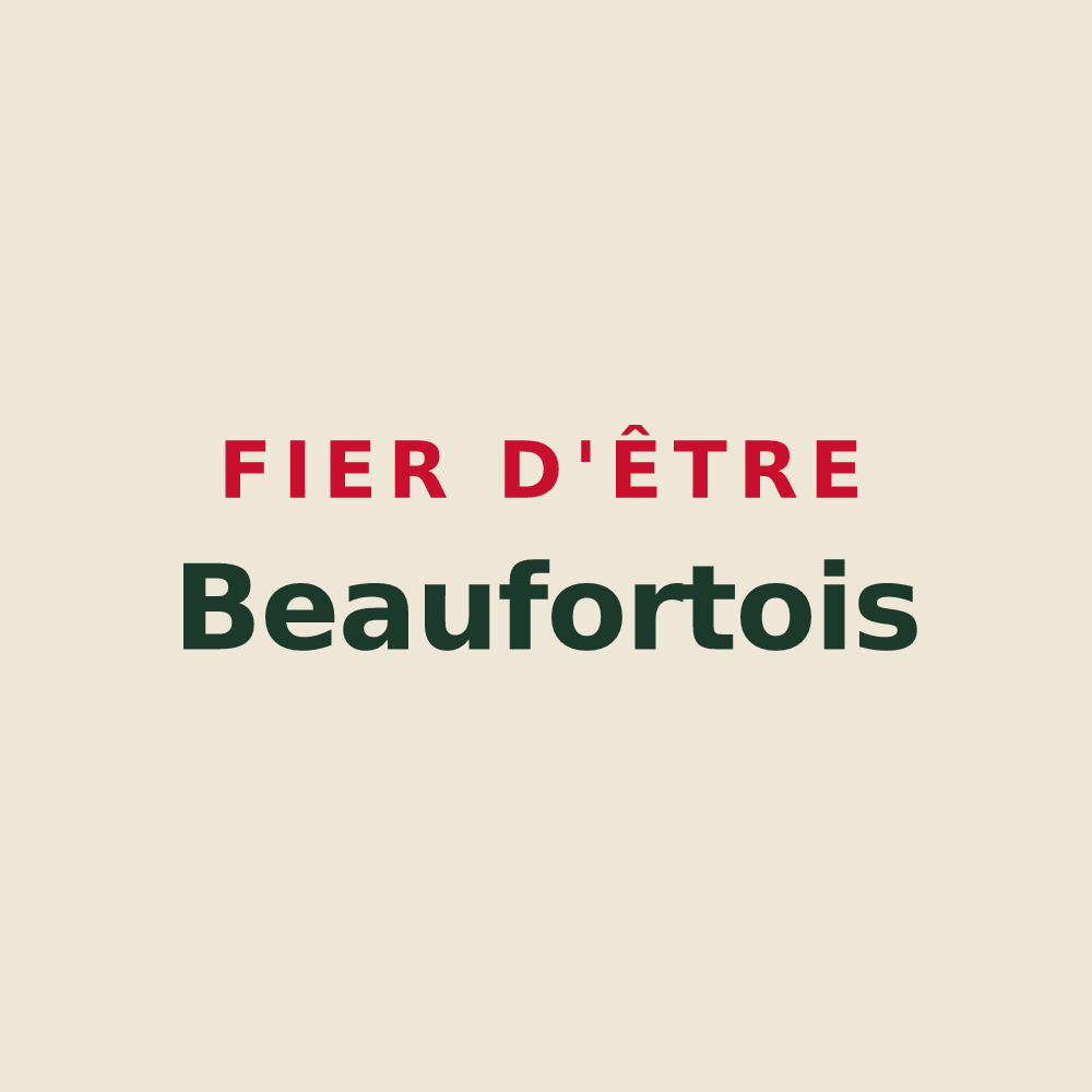 Tote bag « Fier d'être Beaufortois » — design pour Beaufort