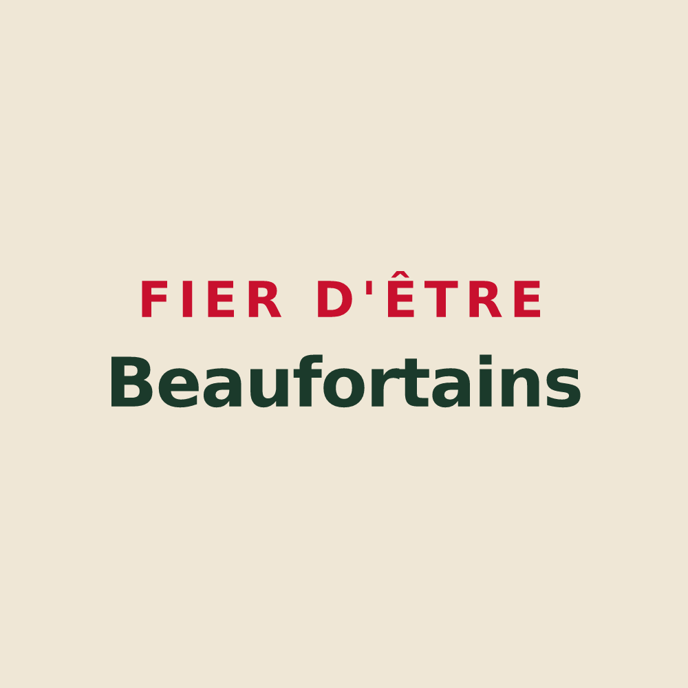 Tote bag « Fier d'être Beaufortains » — design pour Beaufort