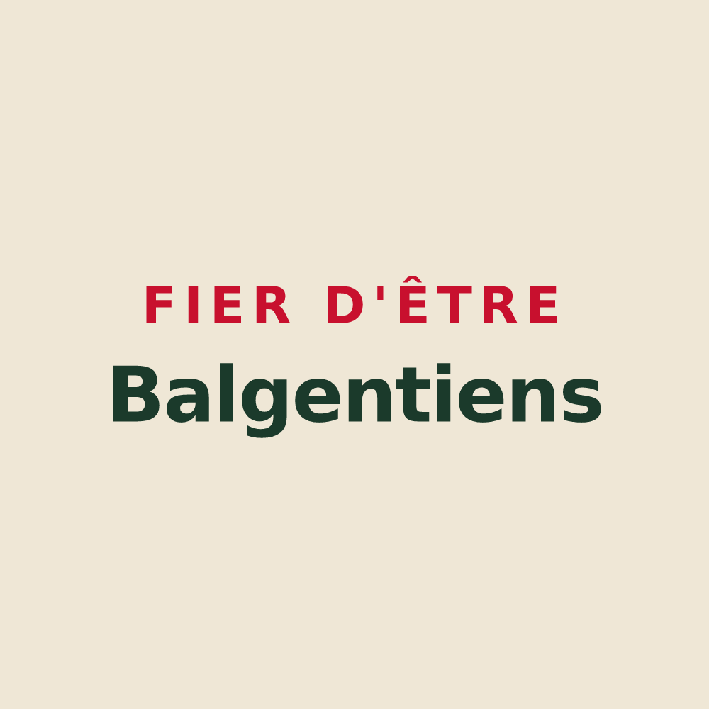 Tote bag « Fier d'être Balgentiens » — design pour Beaugency