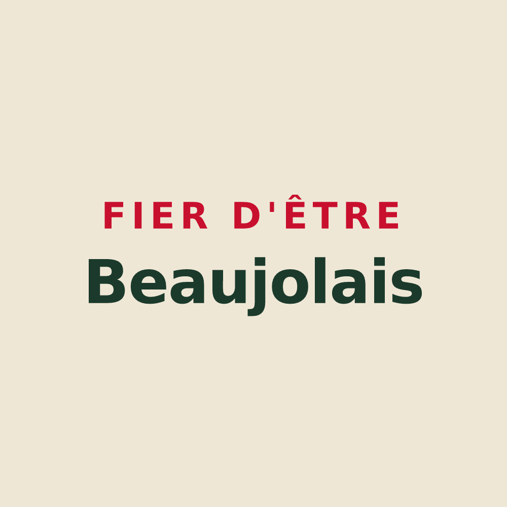 Tote bag « Fier d'être Beaujolais » — design pour Beaujeu