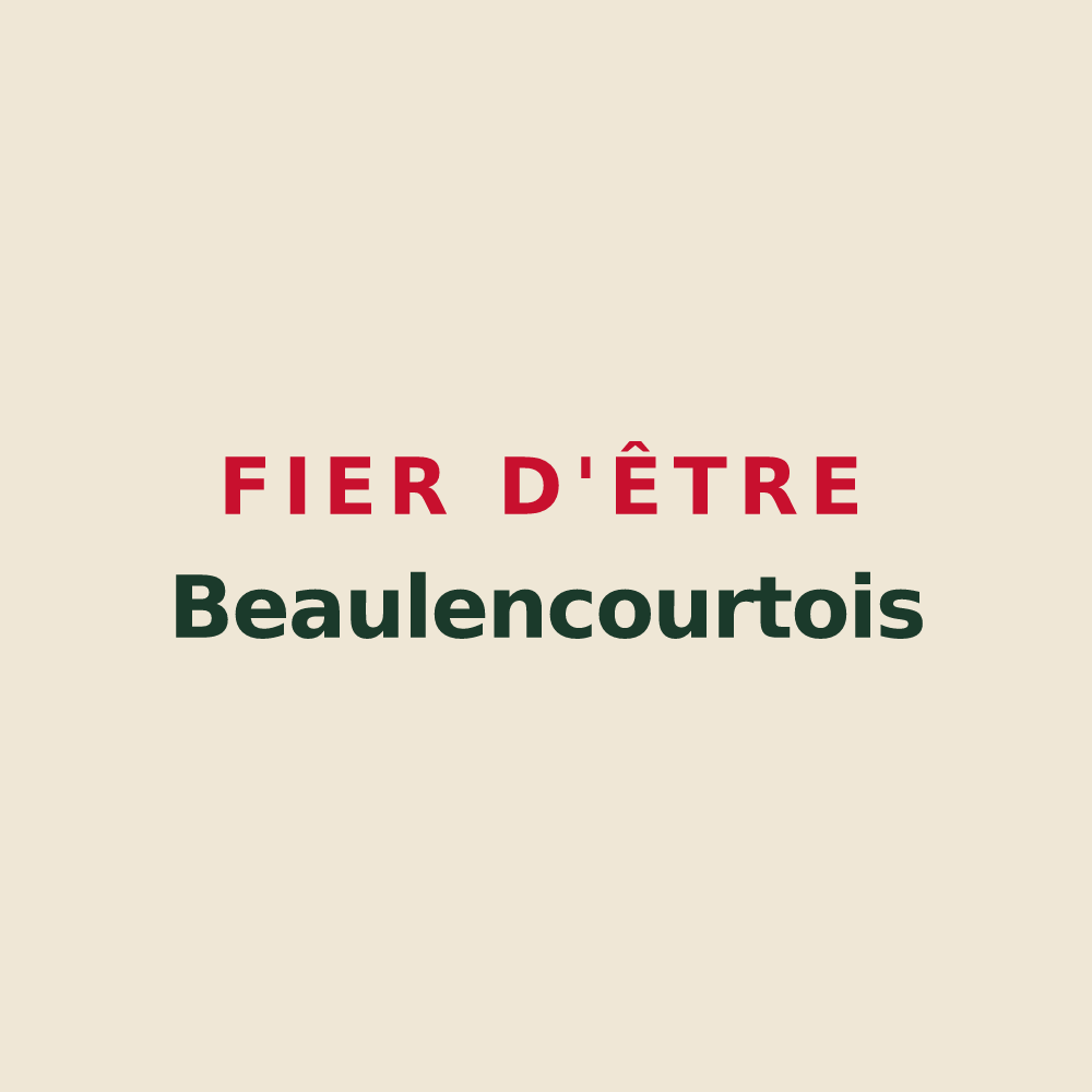 Tote bag « Fier d'être Beaulencourtois » — design pour Beaulencourt