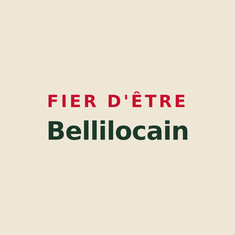 Tote bag « Fier d'être Bellilocain » — design pour Beaulieu-sous-la-Roche