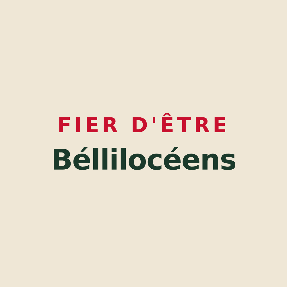 Tote bag « Fier d'être Béllilocéens » — design pour Beaulieu-sous-Parthenay