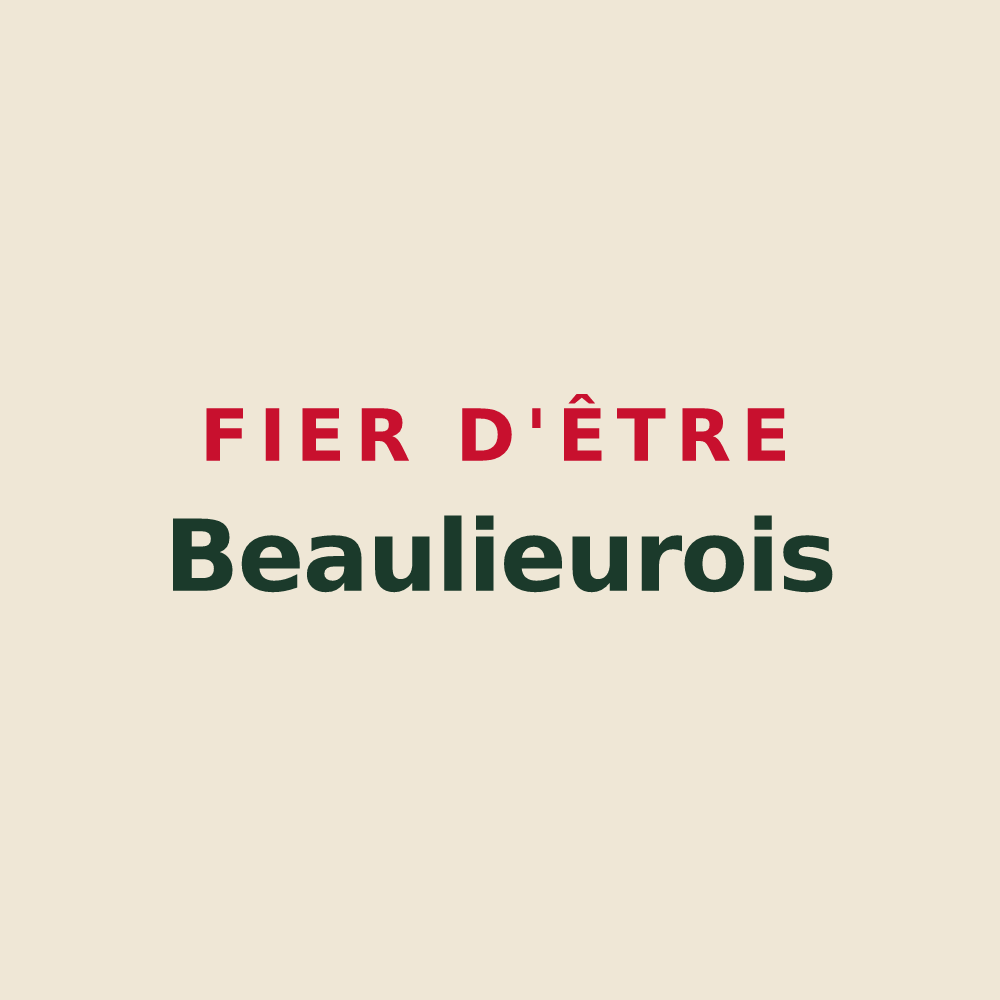 Tote bag « Fier d'être Beaulieurois » — design pour Beaulieu