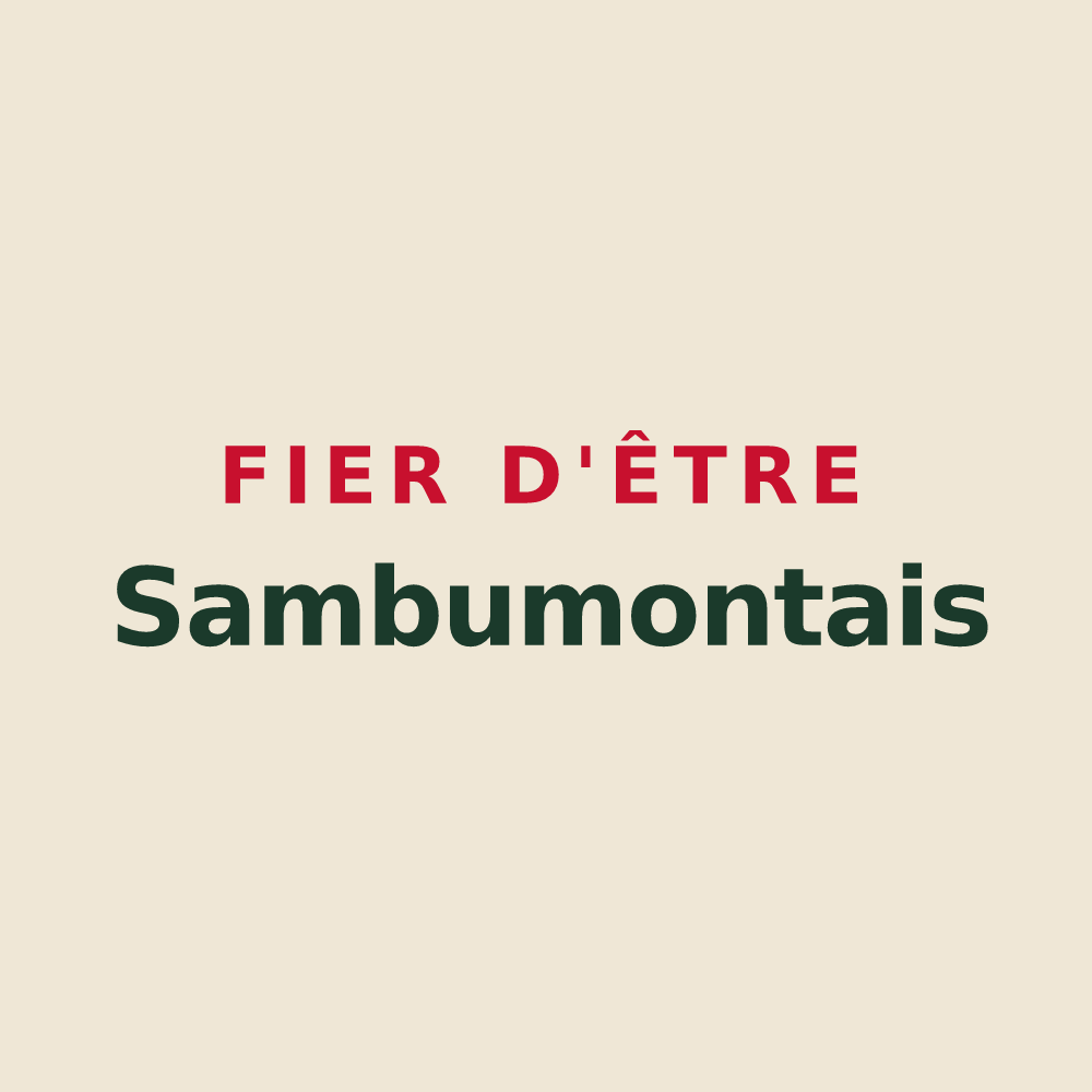 Tote bag « Fier d'être Sambumontais » — design pour Beaumont