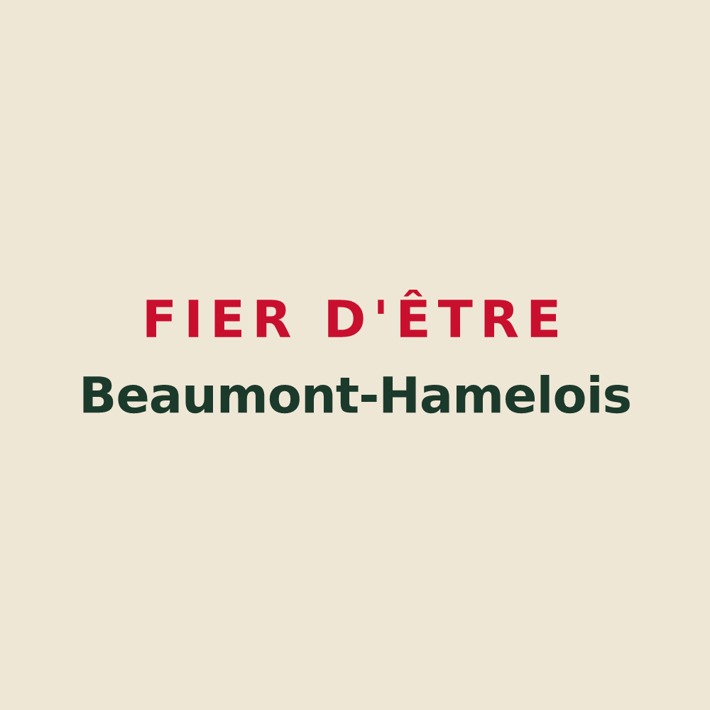 Tote bag « Fier d'être Beaumont-Hamelois » — design pour Beaumont-Hamel