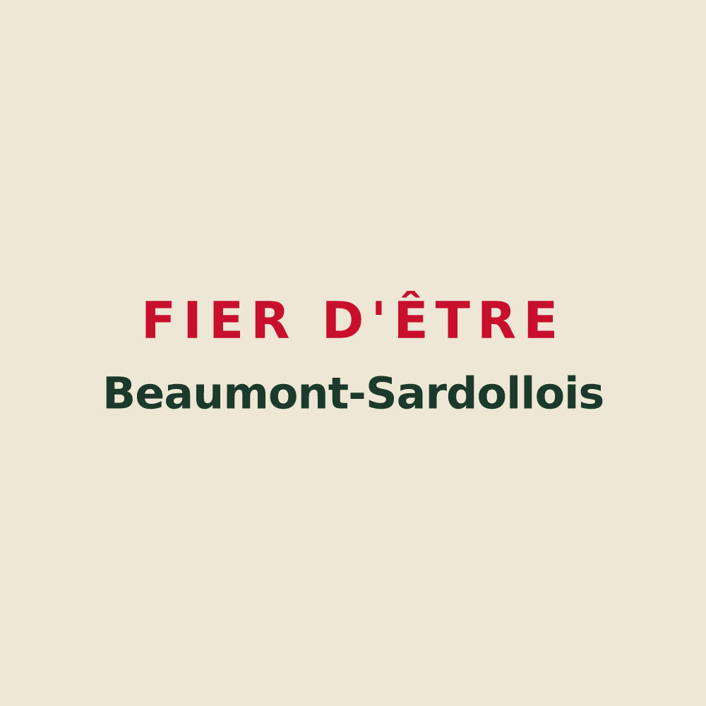 Tote bag « Fier d'être Beaumont-Sardollois » — design pour Beaumont-Sardolles