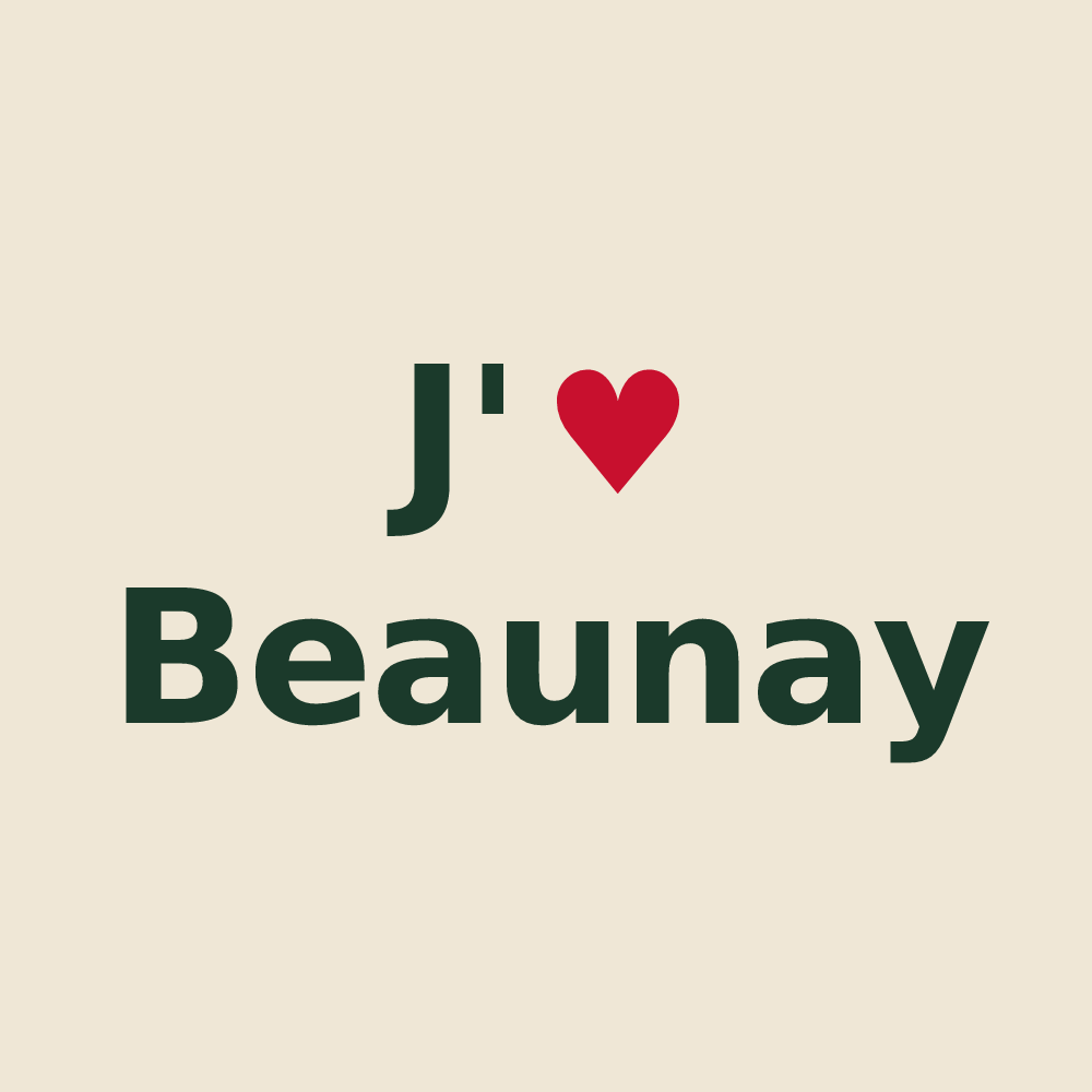 Tote bag personnalisé Beaunay — design J'aime Beaunay