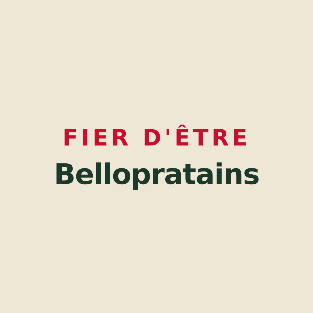 Tote bag « Fier d'être Bellopratains » — design pour Beaupréau-en-Mauges