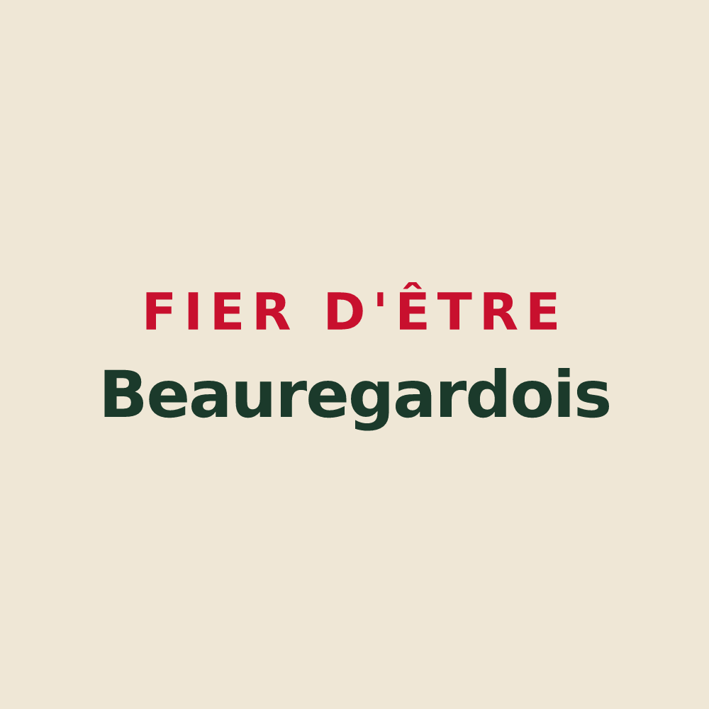 Tote bag « Fier d'être Beauregardois » — design pour Beauregard-l'Évêque