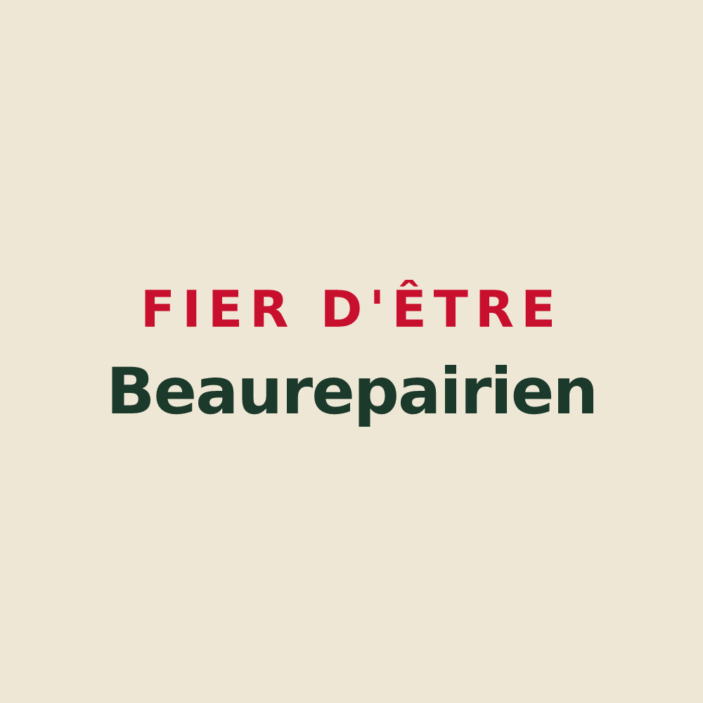 Tote bag « Fier d'être Beaurepairien » — design pour Beaurepaire