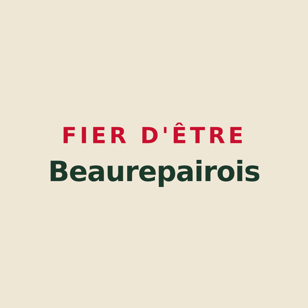 Tote bag « Fier d'être Beaurepairois » — design pour Beaurepaire-sur-Sambre