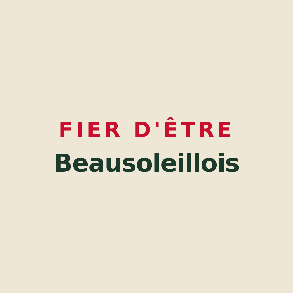 Tote bag « Fier d'être Beausoleillois » — design pour Beausoleil