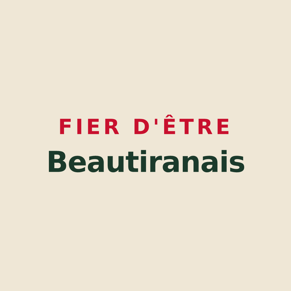 Tote bag « Fier d'être Beautiranais » — design pour Beautiran