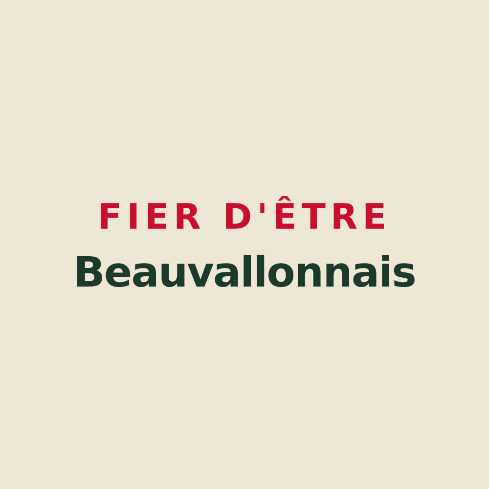 Tote bag « Fier d'être Beauvallonnais » — design pour Beauvallon