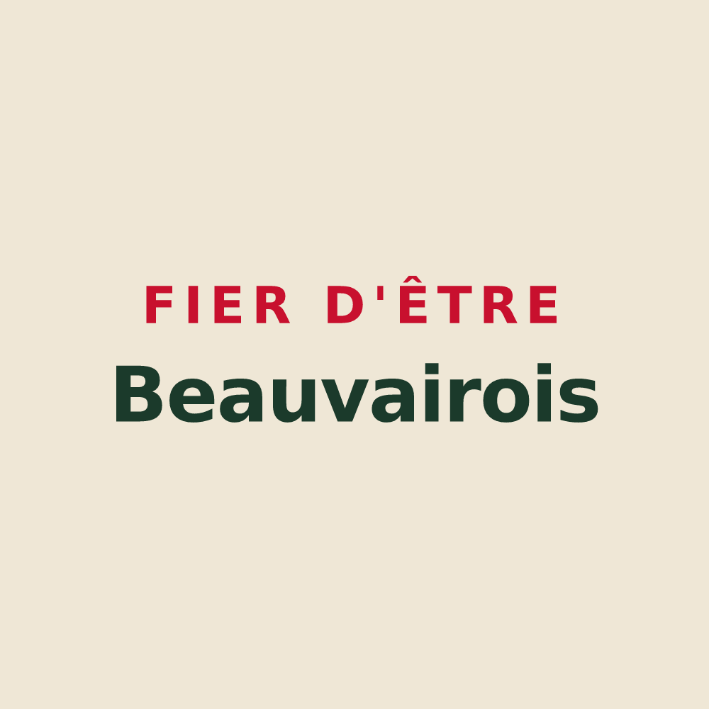 Tote bag « Fier d'être Beauvairois » — design pour Beauvoir