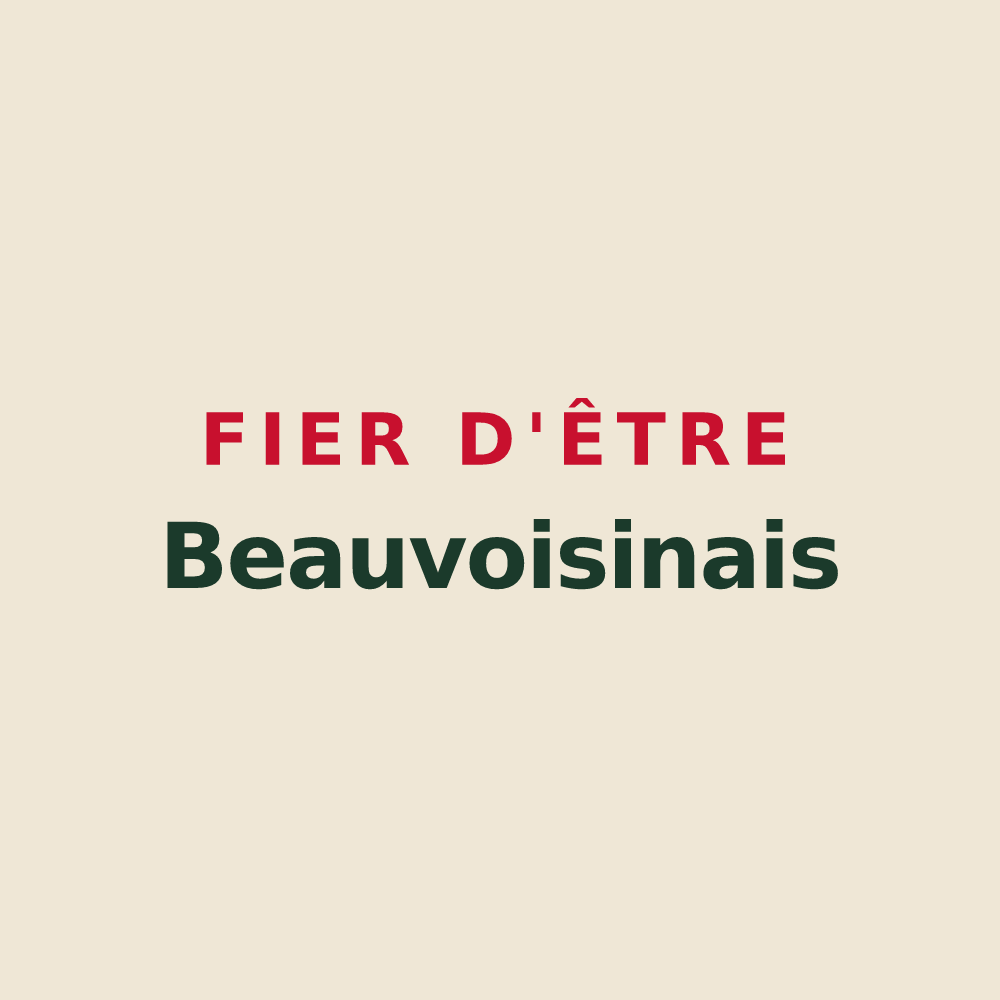 Tote bag « Fier d'être Beauvoisinais » — design pour Beauvoisin