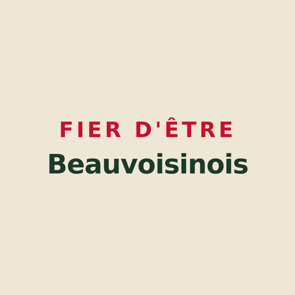 Tote bag « Fier d'être Beauvoisinois » — design pour Beauvoisin