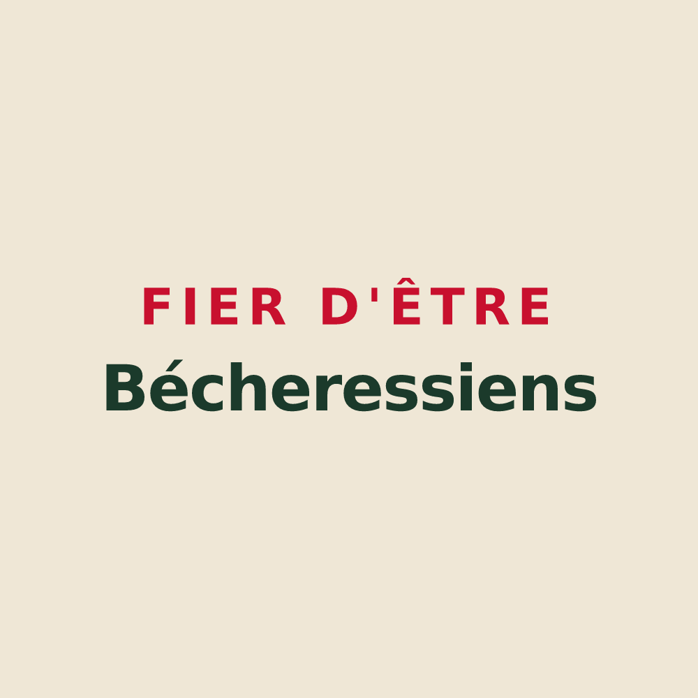 Tote bag « Fier d'être Bécheressiens » — design pour Bécheresse