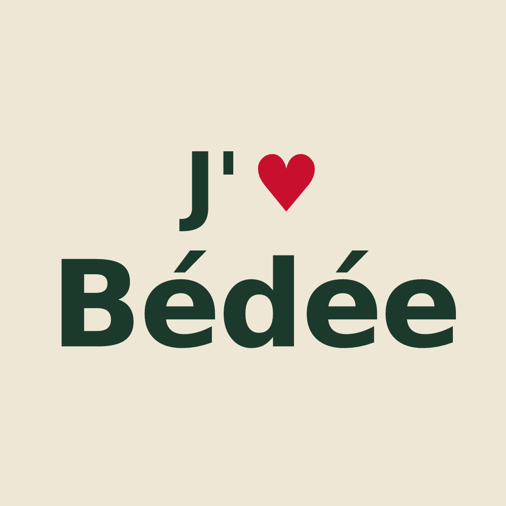 Tote bag personnalisé Bédée — design J'aime Bédée