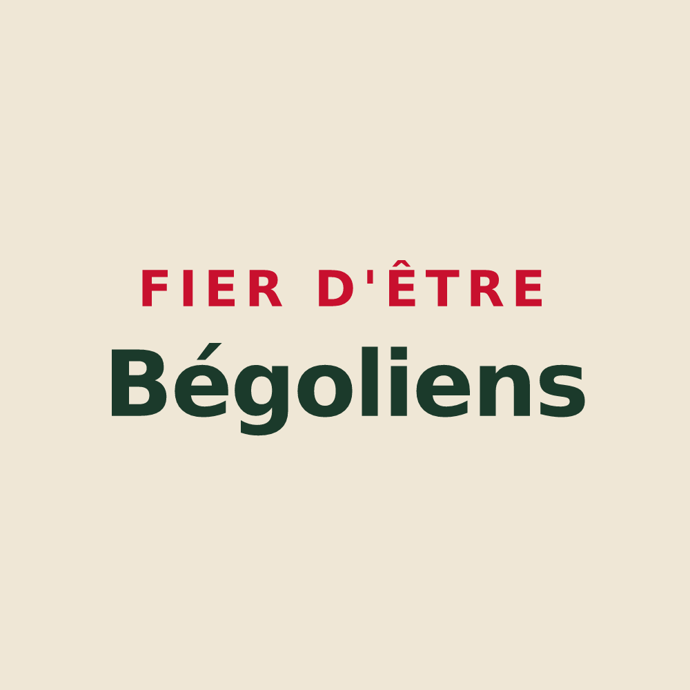Tote bag « Fier d'être Bégoliens » — design pour Bégole