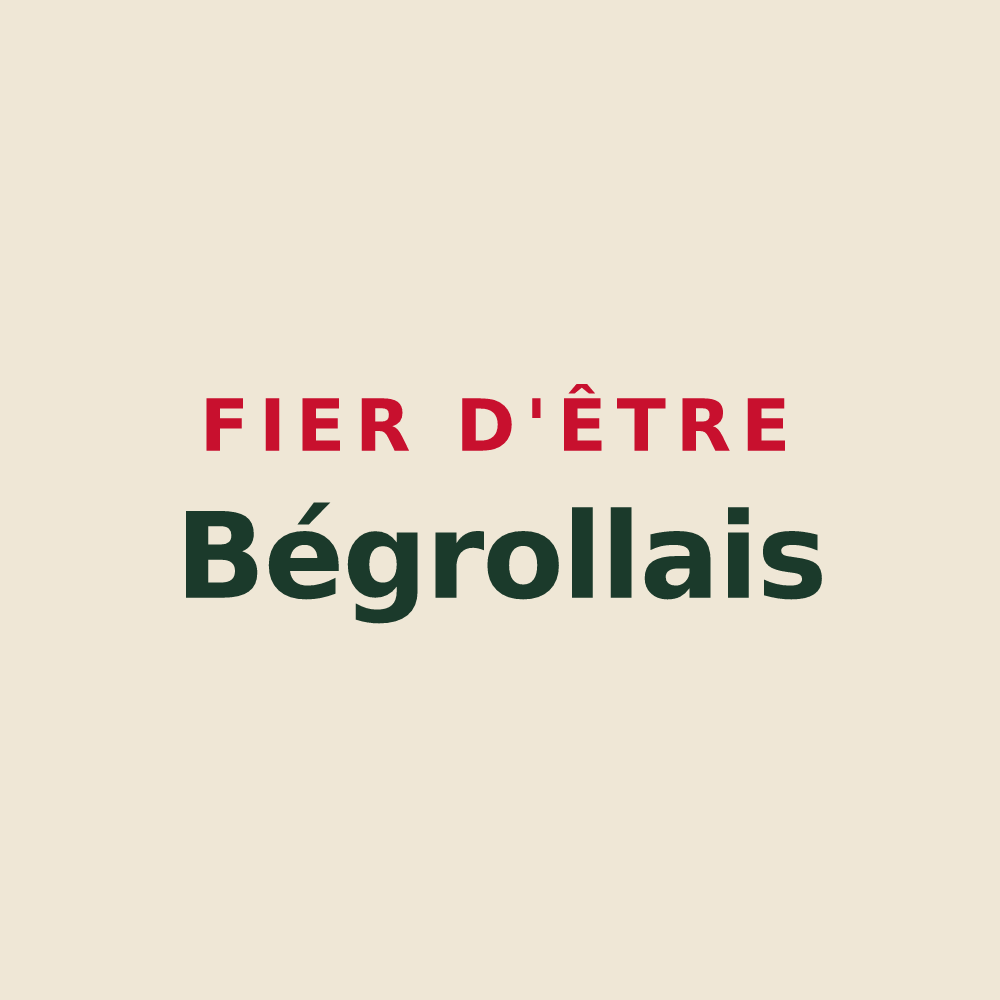 Tote bag « Fier d'être Bégrollais » — design pour Bégrolles-en-Mauges